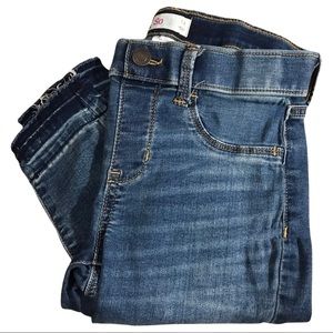 SO (Kohl’s) High-Waisted Lightly Ripped Stone Washed Flare Jeans in a Girls 14